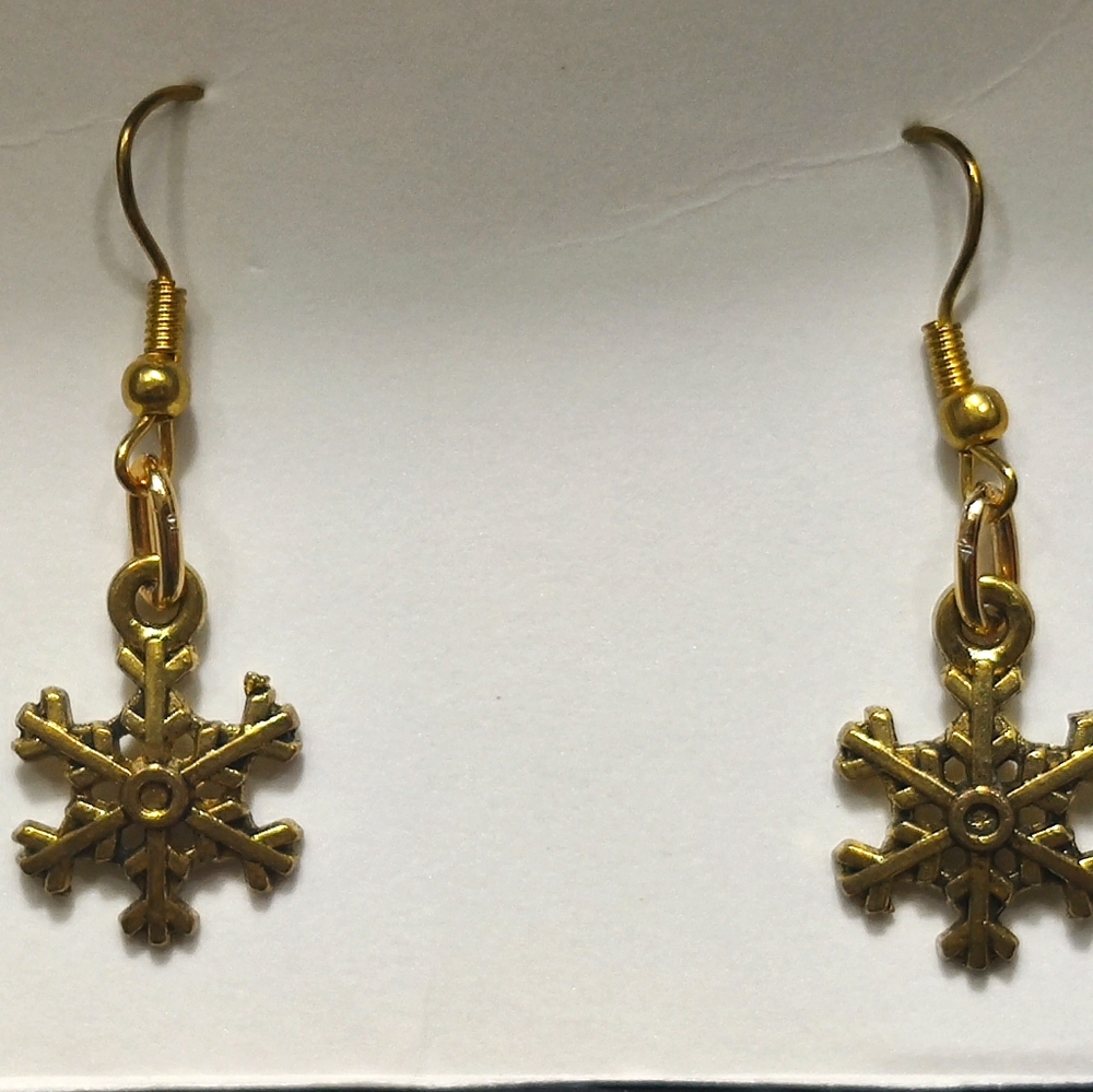 Snowflake earrings